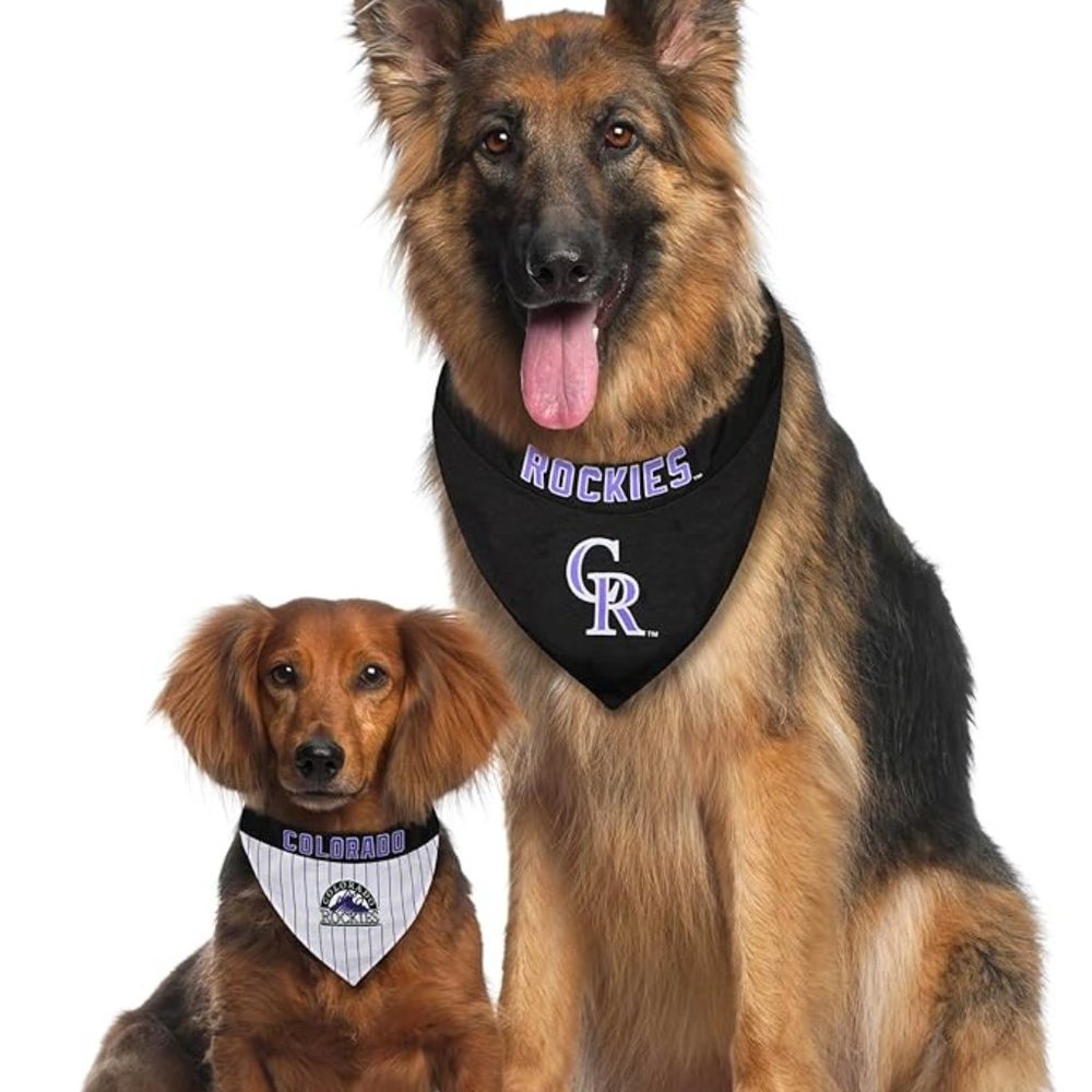 Dog Bandana Rockies Baseball